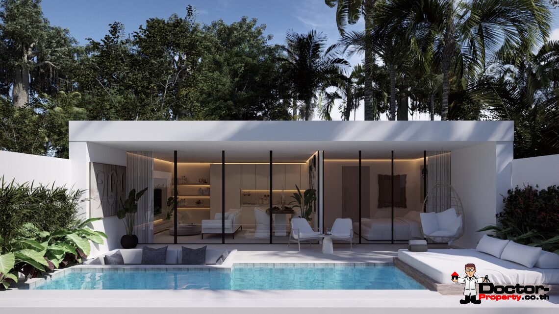 Modern 1 Bedroom Pool Villa in Chaweng, Koh Samui – For Sale